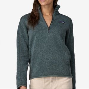 Patagonia  fleece Jacket 1/4 zip fleece pullover. Nouveau green #earth #camp